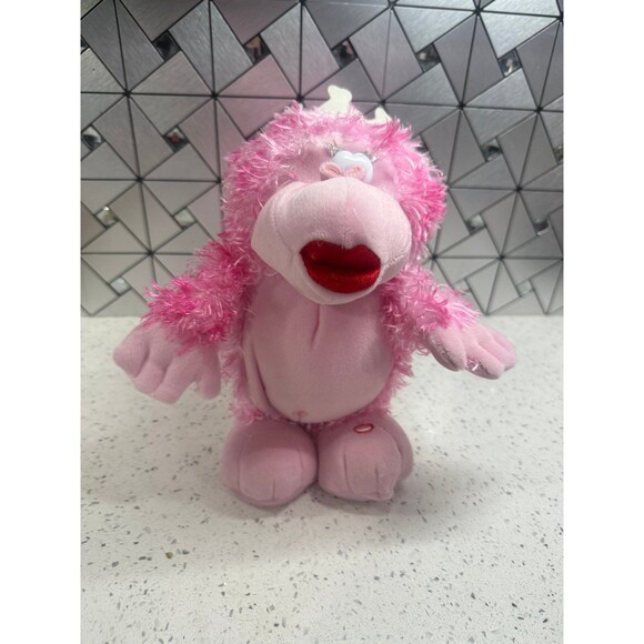 Gemmy PINK Funky Munky Animated Plush Raining Men Singing Dancing 10” RARE - Picture 7 of 11